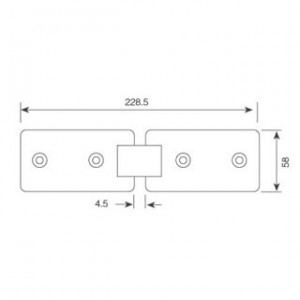 Shower Hinge JSH-2740