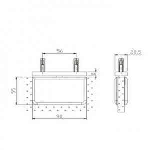 Shower Hinge  JSH-2069