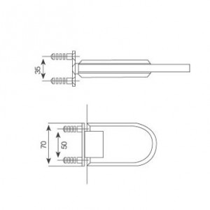 Shower Hinge JSH-2310