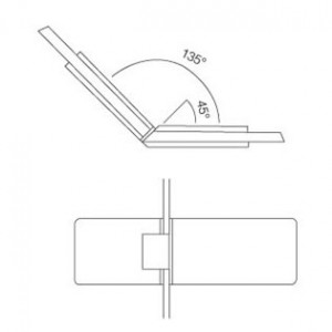 Shower Hinge JSH-2130