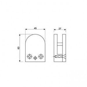 Clamp rèile JGC-3272